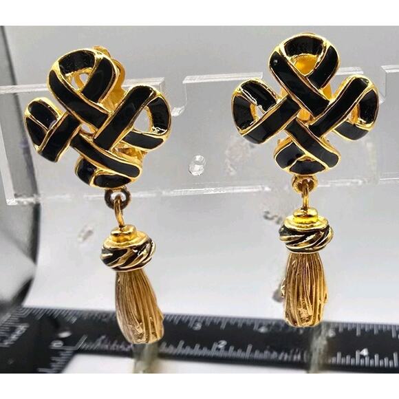 Metropolitan Museum Of Fine Arts Earrings Brooch Lot Of Two Vintage Clip-On - Picture 4 of 9